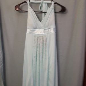 Baby blue embellished with beads